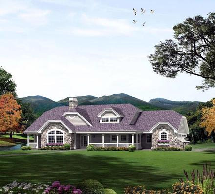 Country Ranch Elevation of Plan 95870