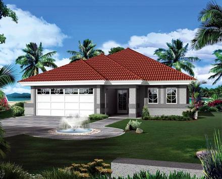 House Plan 95871 Elevation