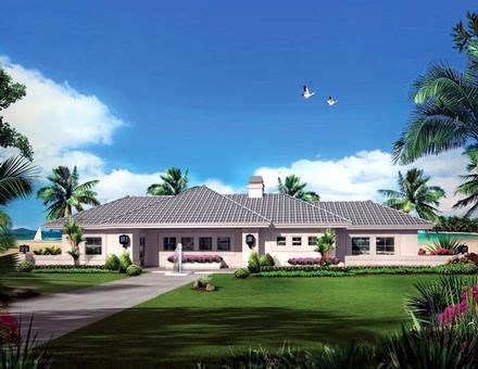 Ranch Elevation of Plan 95889