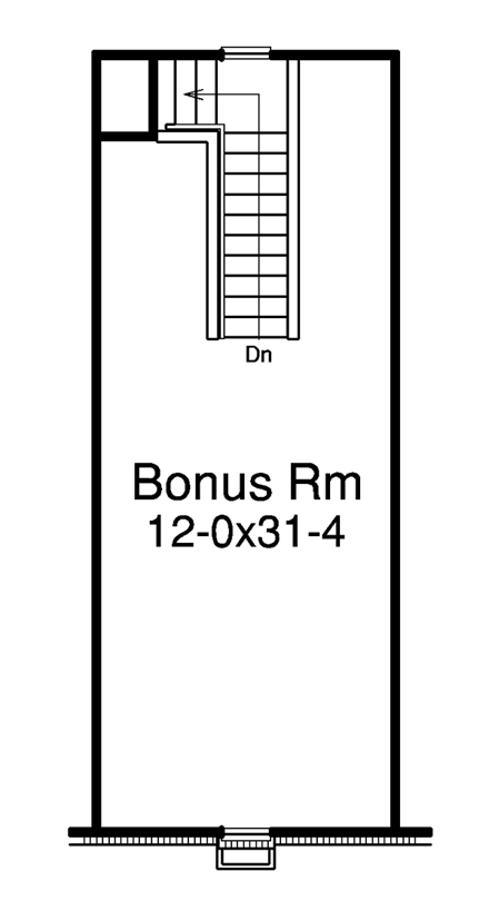 Garage Plan 95918 - 2 Car Garage Apartment Second Level Plan