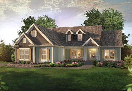 Bungalow Country Craftsman Traditional Elevation of Plan 95958