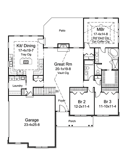 House Plan 95959 First Level Plan