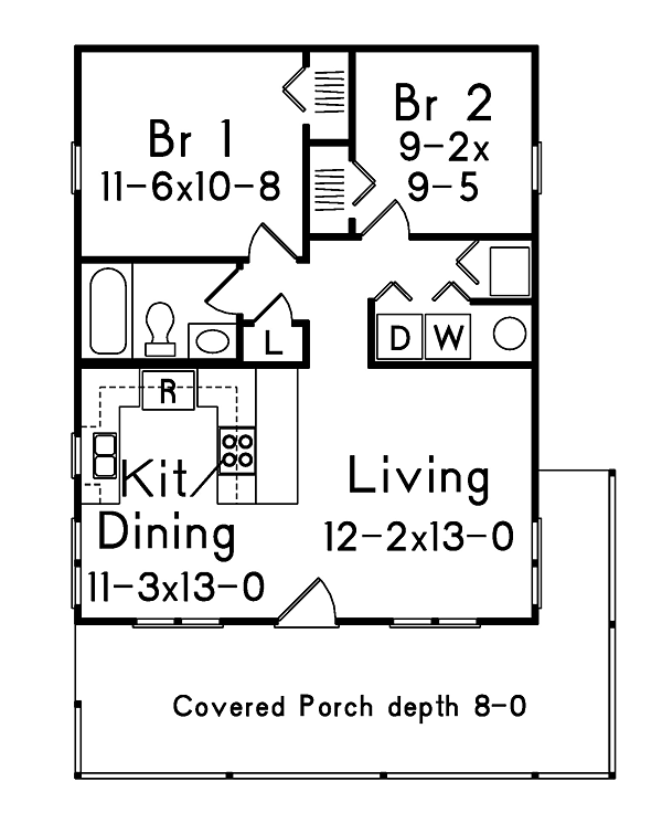 Contemporary Level One of Plan 95985