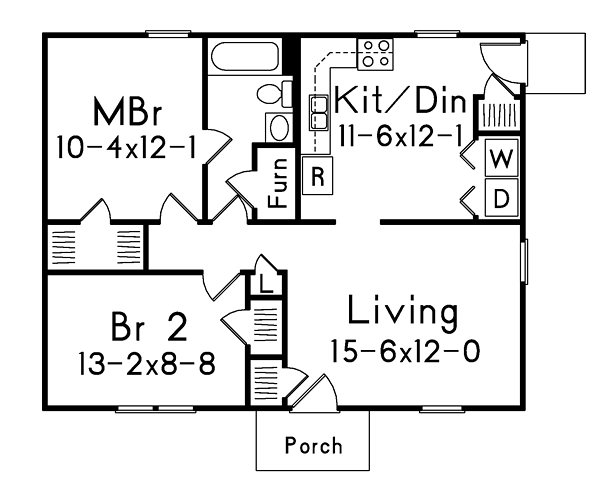 Ranch Level One of Plan 95987