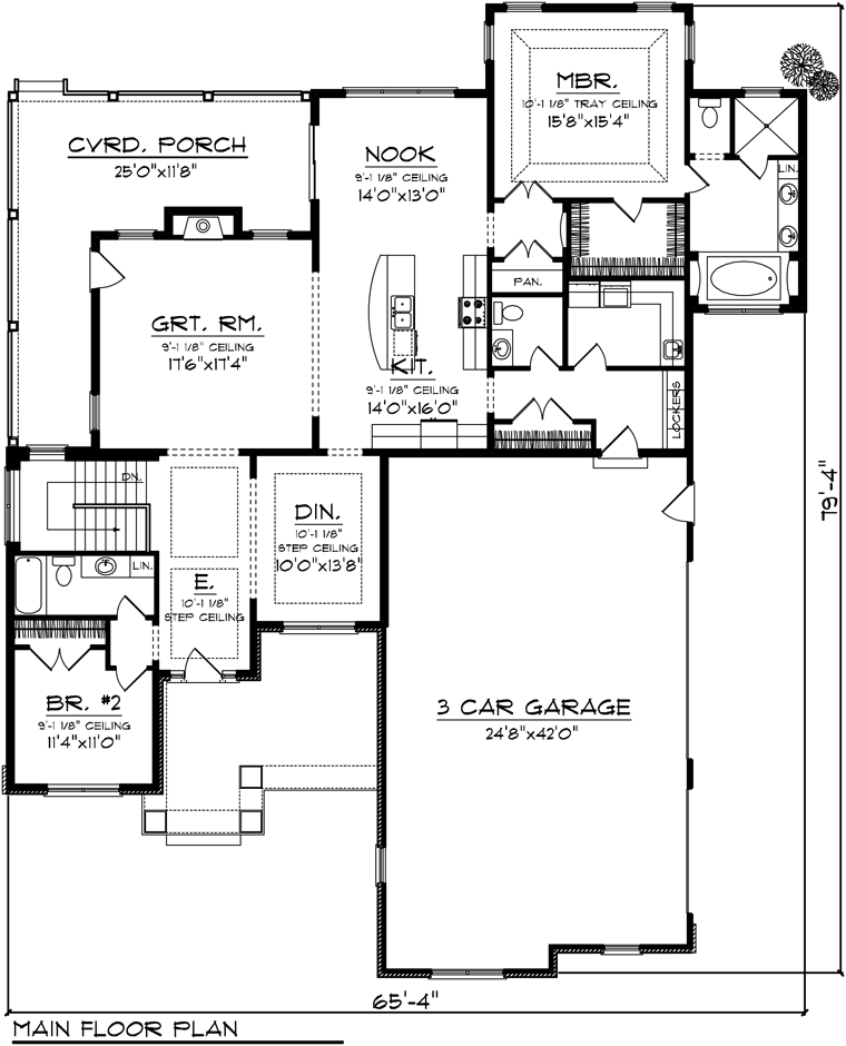 Ranch Level One of Plan 96105