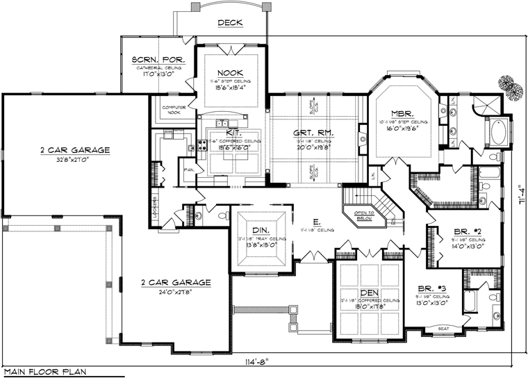 Ranch Level One of Plan 96115