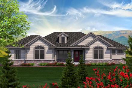 Ranch Elevation of Plan 96127