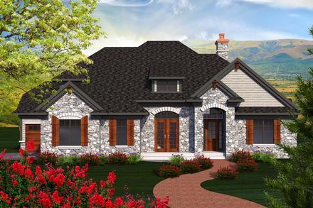 Traditional Elevation of Plan 96140