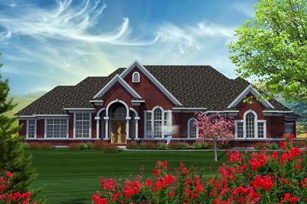 Ranch Elevation of Plan 96144