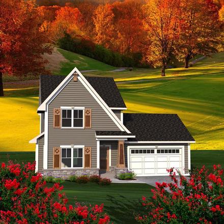 House Plan 96148 Elevation