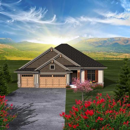 Ranch Elevation of Plan 96149