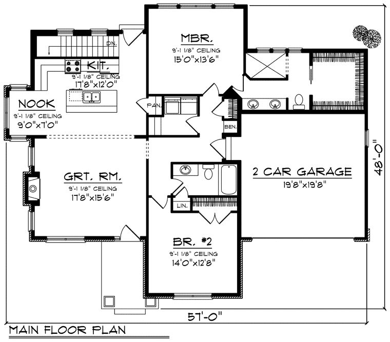 Ranch Level One of Plan 96150