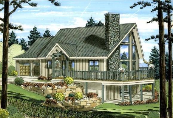 House Plan 96212 Elevation