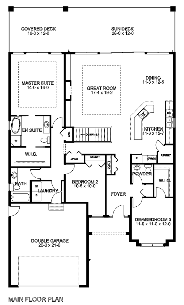 Mediterranean Level One of Plan 96215