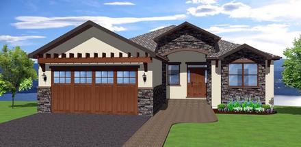 House Plan 96215 Elevation