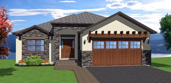 House Plan 96217 Elevation