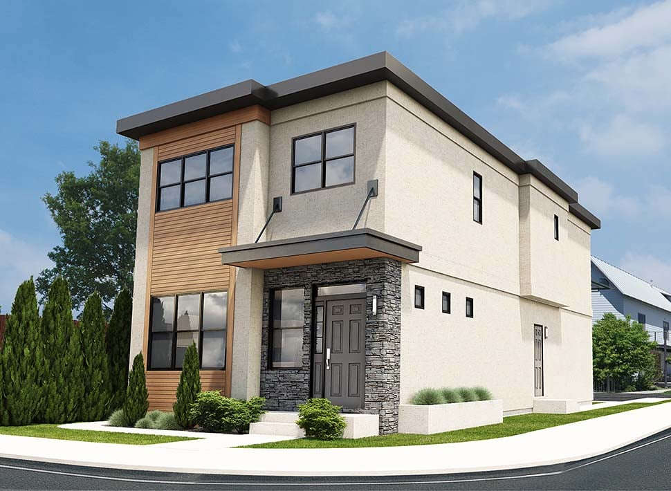 Contemporary Plan with 2212 Sq. Ft., 6 Bedrooms, 4 Bathrooms Picture 2