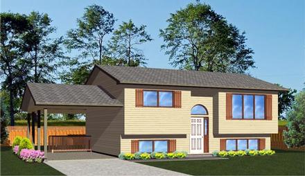 House Plan 96221 Elevation