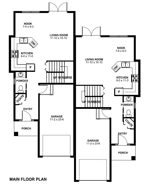 Contemporary Level One of Plan 96223