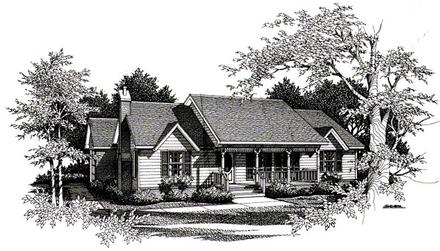 House Plan 96509 Elevation