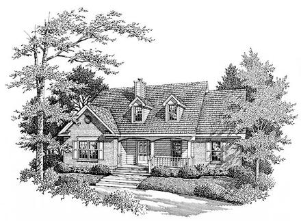 House Plan 96574 Elevation