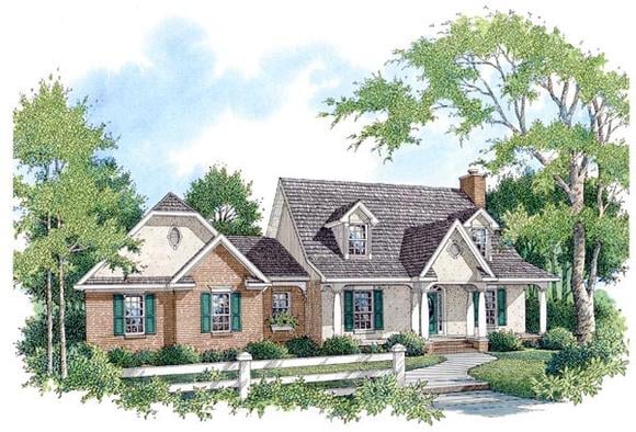 House Plan 96591 Elevation