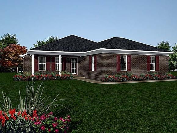 House Plan 96599 Elevation