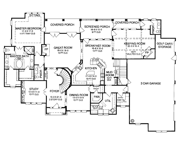 European Victorian Level One of Plan 96604