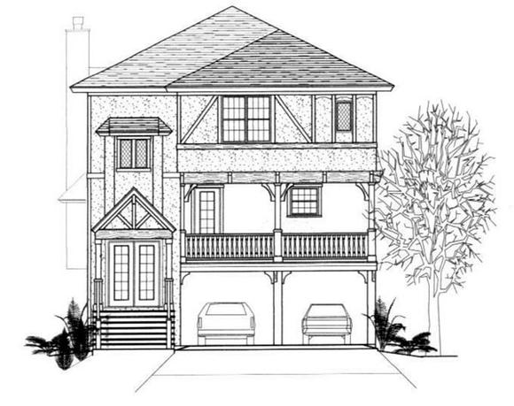 House Plan 96718 Elevation