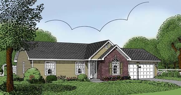 House Plan 96801 Elevation