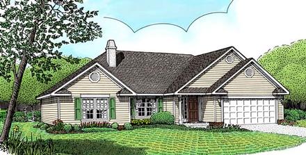 House Plan 96802 Elevation