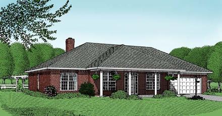 Traditional Elevation of Plan 96806