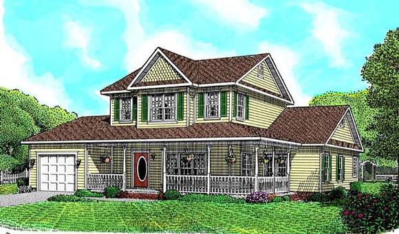 House Plan 96808 Elevation