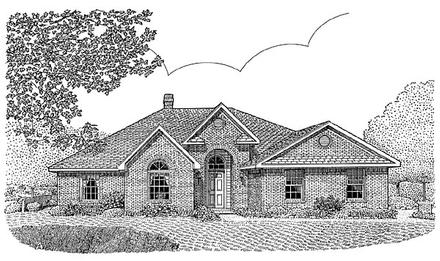 European Elevation of Plan 96810