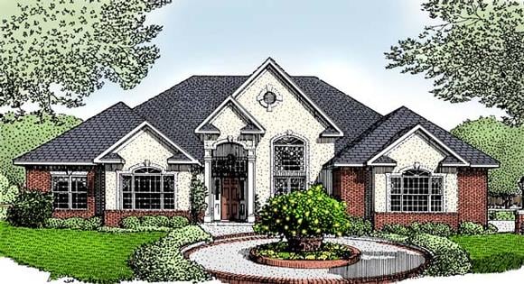 House Plan 96813 Elevation