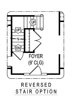 Country Farmhouse Alternate Level One of Plan 96875