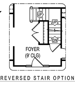 Country Farmhouse Alternate Level One of Plan 96876