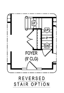 Country Farmhouse Alternate Level One of Plan 96877