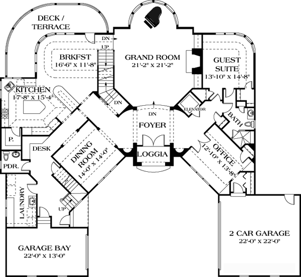 Mediterranean Level One of Plan 96906