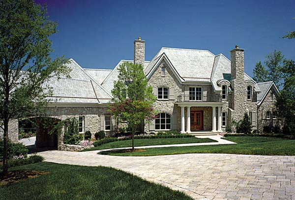 Plan with 8930 Sq. Ft., 5 Bedrooms, 8 Bathrooms, 4 Car Garage Elevation