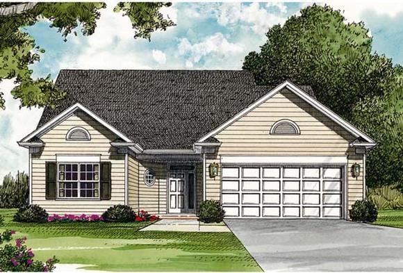 House Plan 96919 Elevation