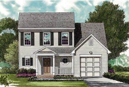 Colonial Elevation of Plan 96921