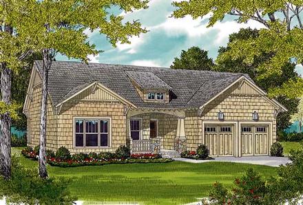 Craftsman Elevation of Plan 96925