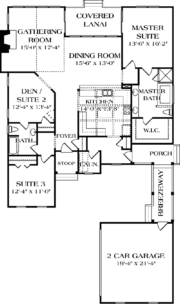 Traditional Level One of Plan 96952