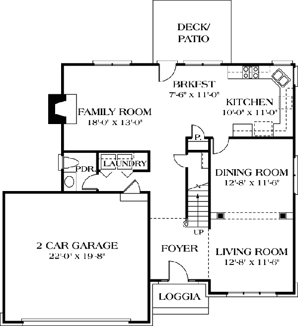 Traditional Level One of Plan 96964