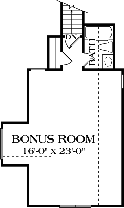 Bungalow Cottage Craftsman Level Two of Plan 96965