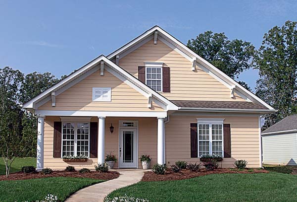 Bungalow, Cottage, Craftsman Plan with 2453 Sq. Ft., 3 Bedrooms, 3 Bathrooms, 2 Car Garage Elevation