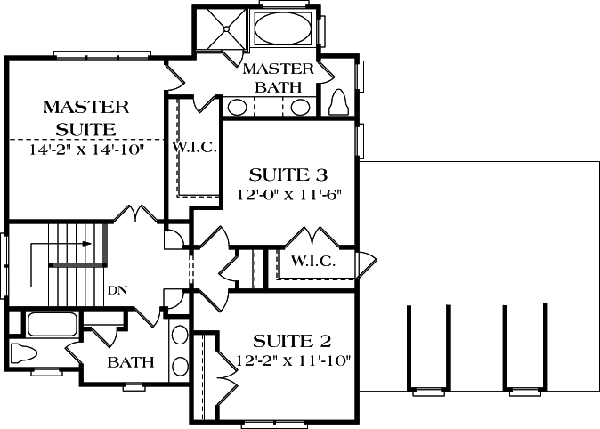 Colonial Traditional Level Two of Plan 96973