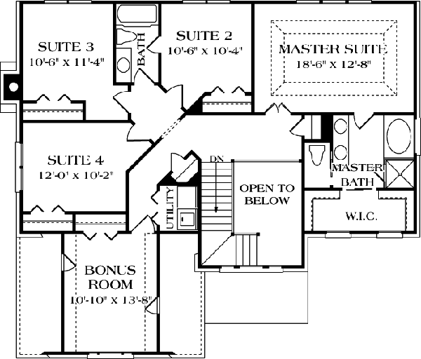 Traditional Level Two of Plan 96982