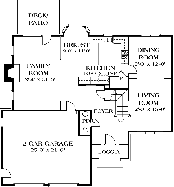 Traditional Level One of Plan 96988